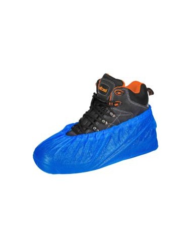 CUBREZAPATOS CPE-SFB PARA VISITANTE POLIETILENO AZUL PAQ. 100ud.