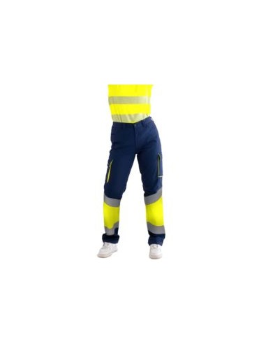 PANTALON BICOLOR STRETCH TRASGO WOMAN