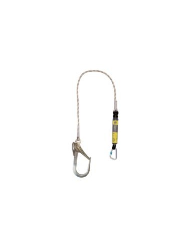 CUERDA 372 DE 1,4MT. CON ABSORBEDOR CON 1 GANCHO ALUM.