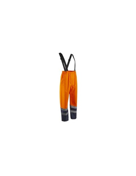 PANTALON HYDRA 5HYP** IMPERMEABLE AV C/TIRANTES EN471 EN343