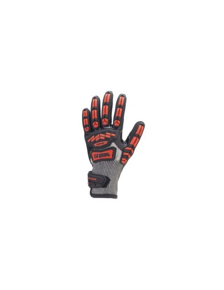 GUANTE 1CHIC30 ANTICORTE/ANTIMPACTO NITRILO/HDPE ROJO