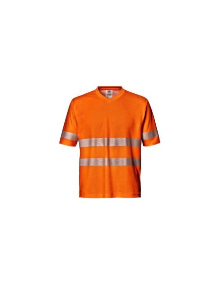 CAMISETA MC3826 M/CORTA MISTRAL 55% ALG. B.SEGM.EN471 II