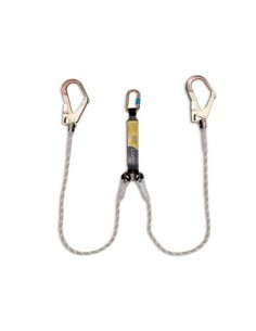 Cuerda 1,05m en Y, ganchos de apertura 55mm y absorbedor Mod.363