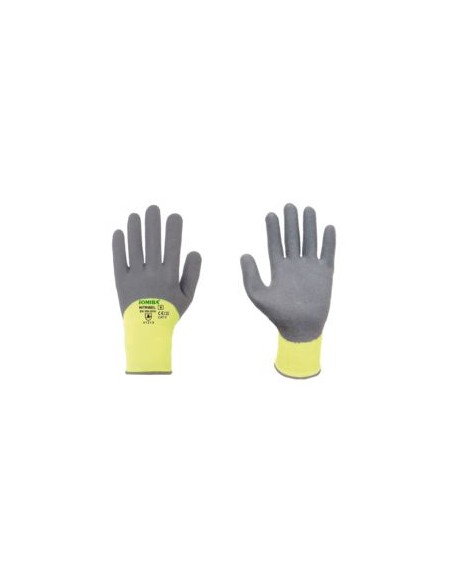 GUANTE NITRIBEL NYLON AMAR.FL./NITRILO ARENOSO 3/4
