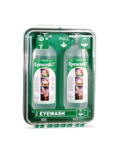 Estación L130 de Pared con 2 Botellas Lavaojos