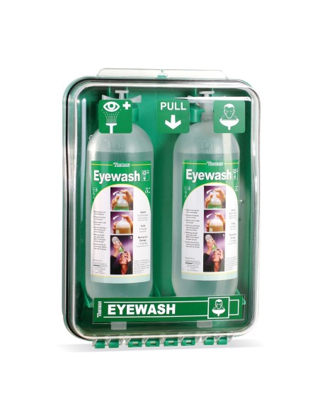 Estación L130 de Pared con 2 Botellas Lavaojos