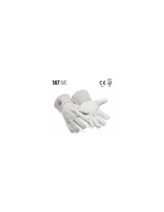 GUANTE PIEL FL./DORSO SERRAJE 187IMC EN388(2123)