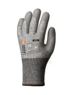 GUANTE 1CRPG EUROCUT P500 PU/HPDE GRIS EN388 (4X43D)