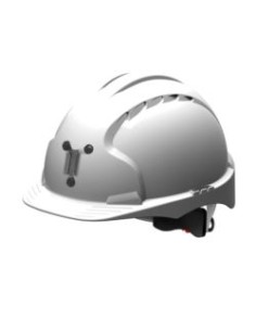 CASCO EVO3 AJE179-300-100 BLANCO CON PORTA LAMPARAS EN397