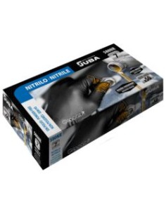 GUANTE 580NR DESECHABLE NEGRO GRIPPAZ (Caja de 50uds.)
