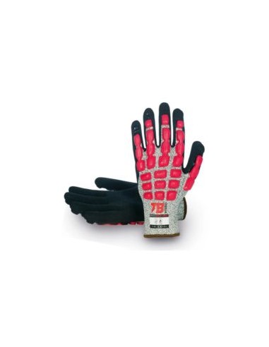 GUANTE 490RMF IMPACT NITRILO HPPE GRIS C/ (4542)