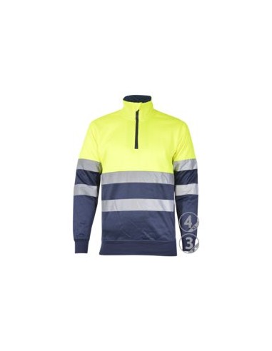 SUDADERA AV LONDON C/ALTO MEDIA CREMALLERA