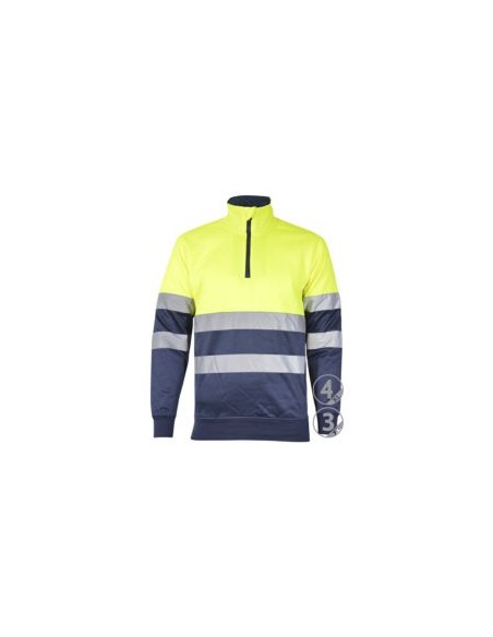 SUDADERA AV LONDON C/ALTO MEDIA CREMALLERA