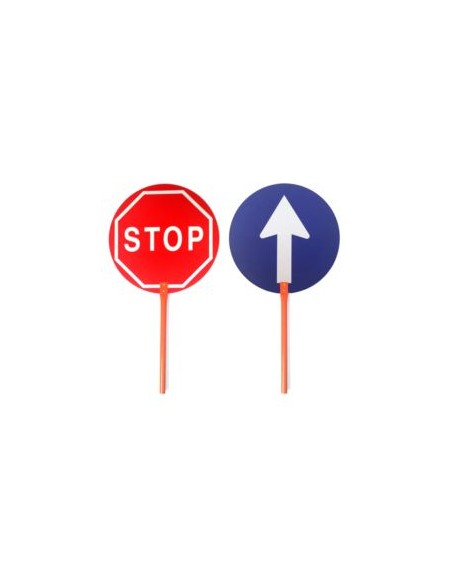 PALETA 0577 SEÑALIZACION DOS CARAS STOP/PASAR