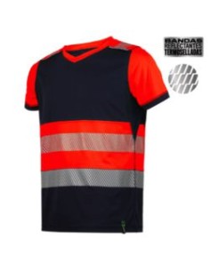 CAMISETA 371 POLI.TEC. RECICLADO M/C AV BICOLOR 2