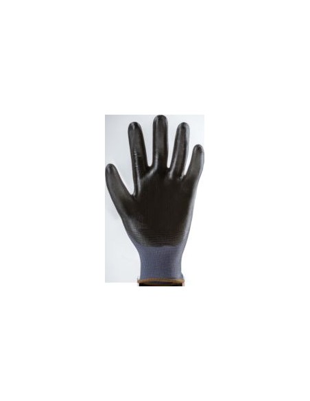 GUANTE 1NICB NYLON GRIS/NITRILO NEGRO EN388 (4121X)