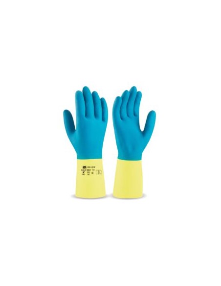 GUANTE LATEX RFZO. NEOPRENO BICOLOR 688-LB/N