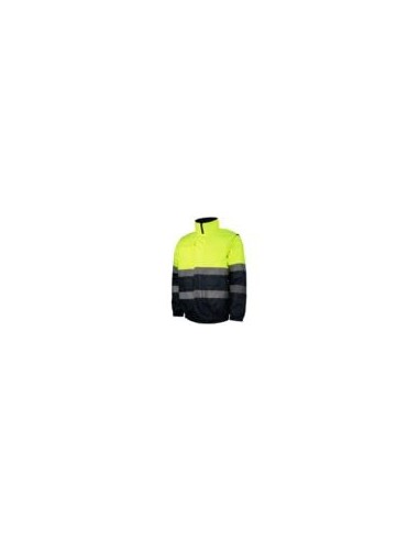 CAZADORA 266 BOMBER BICOLOR AV MANGAS DESMONTABLES