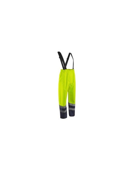PANTALON HYDRA 5HYP** IMPERMEABLE AV C/TIRANTES EN471 EN343
