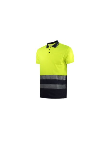 POLO 316S  BICOLOR B.SEGMENTADA100% POLIESTER M/C EN471