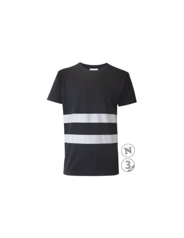 CAMISETA MANGA LARGA "GLOW"  C/BANDA SEGM. 100%ALG. 160GR