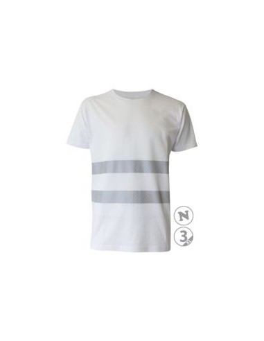 CAMISETA MANGA LARGA "GLOW"  C/BANDA SEGM. 100%ALG. 160GR