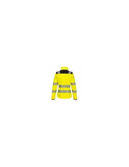 SOFTSHELL PREMIUM WOMAN PW381 NARANJA FL/NEGRO