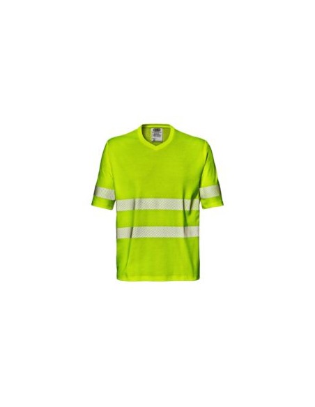 CAMISETA MC3826 M/CORTA MISTRAL 55% ALG. B.SEGM.EN471 II