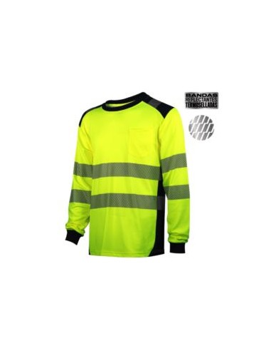 CAMISETA 329 COOLING BICOLOR AV M/LARGA