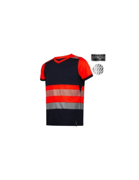 CAMISETA 371 POLI.TEC. RECICLADO M/C AV BICOLOR