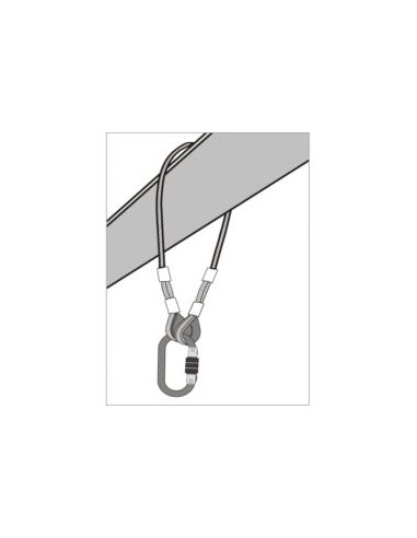 ANCLAJE ESLINGA CABLE ACERO INOX. 1MT EN795 B FA6000610S