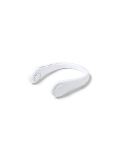 VENTILADOR DE CUELLO NEKI BLANCO CON BATERIA