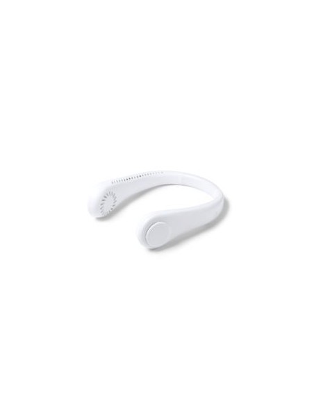 VENTILADOR DE CUELLO NEKI BLANCO CON BATERIA
