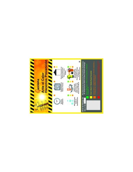 LONA MICROPERF 80x60Cm ACCIONA NIVELES GOLPE CALOR + 2 SEÑAES DOBLES C/OLLADO