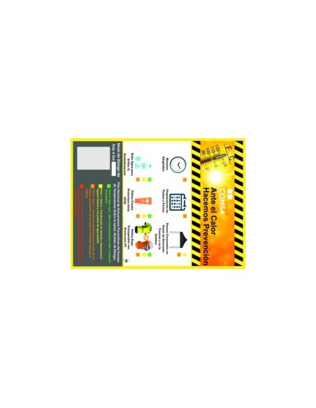 LONA MICROPERF 80x60Cm COMSA NIVELES GOLPE CALOR + 2 SEÑAES DOBLES C/OLLADO
