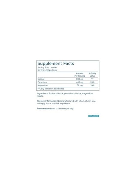 ELECTROLITOS SALTE SIN SABOR (PACK DE 30UDS.) 0% AZUCAR