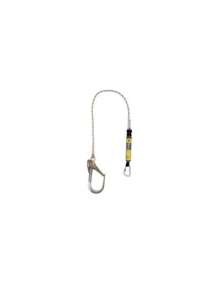 CUERDA 372 DE 1,4MT. CON ABSORBEDOR CON 1 GANCHO ALUM.