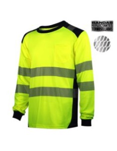 CAMISETA 329 COOLING BICOLOR AV M/LARGA