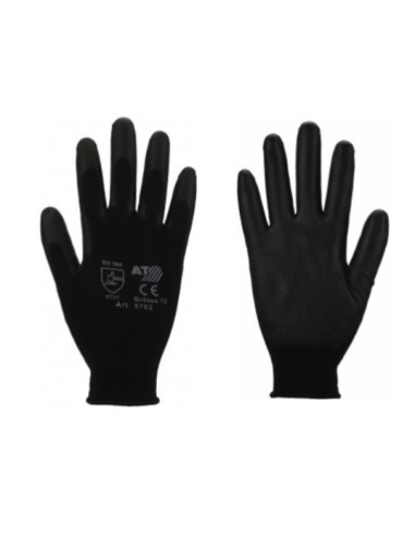 Guante Nylon - Poliuretano Negro