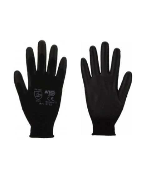 Guante Nylon - Poliuretano Negro