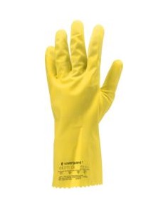 GUANTE LATEX AMARILLO 5030 FLOCADO 0,4MM EN388 EN374