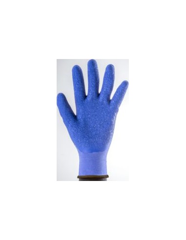 GUANTE NYLON/LATEX RUGOSO AZUL 1LACB EN388(3131X)