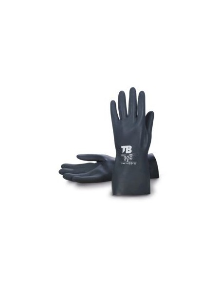 GUANTE 9003 NEOPRENO NEGRO FLOCKADO EN ALG.