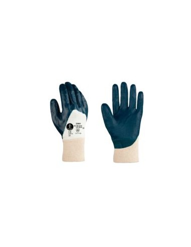 GUANTE NITRILO AZUL DORSO DESCUBIERTO GN23001