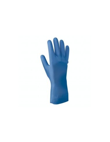 GUANTE NITRILO AZUL SHOWA 707FL 305mm EN388 EN374-5-1