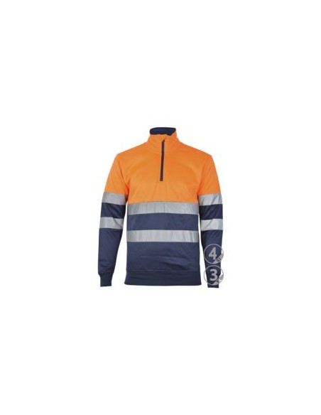 SUDADERA AV LONDON C/ALTO MEDIA CREMALLERA