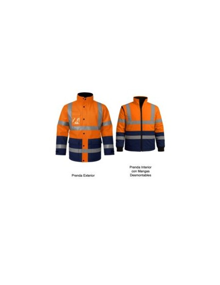PARKA PREMIUM3 COMBI FLUOR EN471 TRIPLE USO