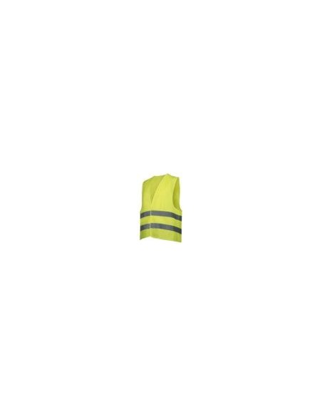 CHALECO REJILLA WR713V FLUOR CIERRE VELCRO EN471