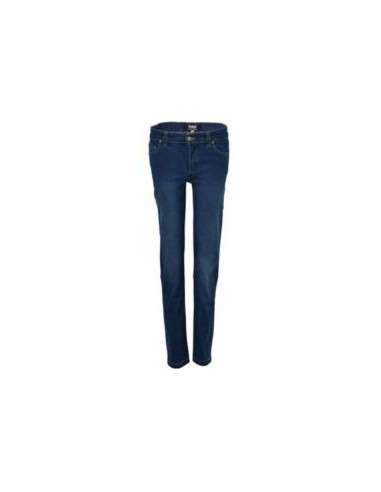 PANTALON TEJANO WOMAN VIRGIN STRETCH MARINO