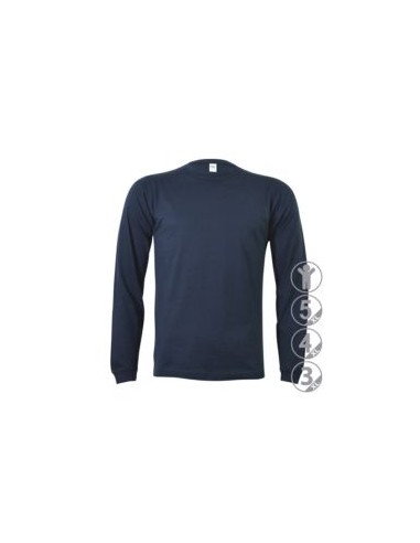 CAMISETA WAX ALGODON MANGA LARGA C/BOLSILLO